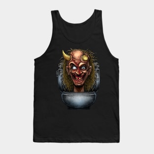 Horror toilet Monster #51 Tank Top